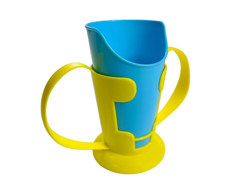 助食双耳缺口杯