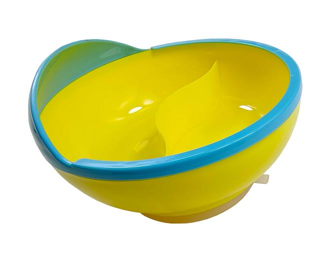 助食防倾斜碗（菜饭分格中碗）